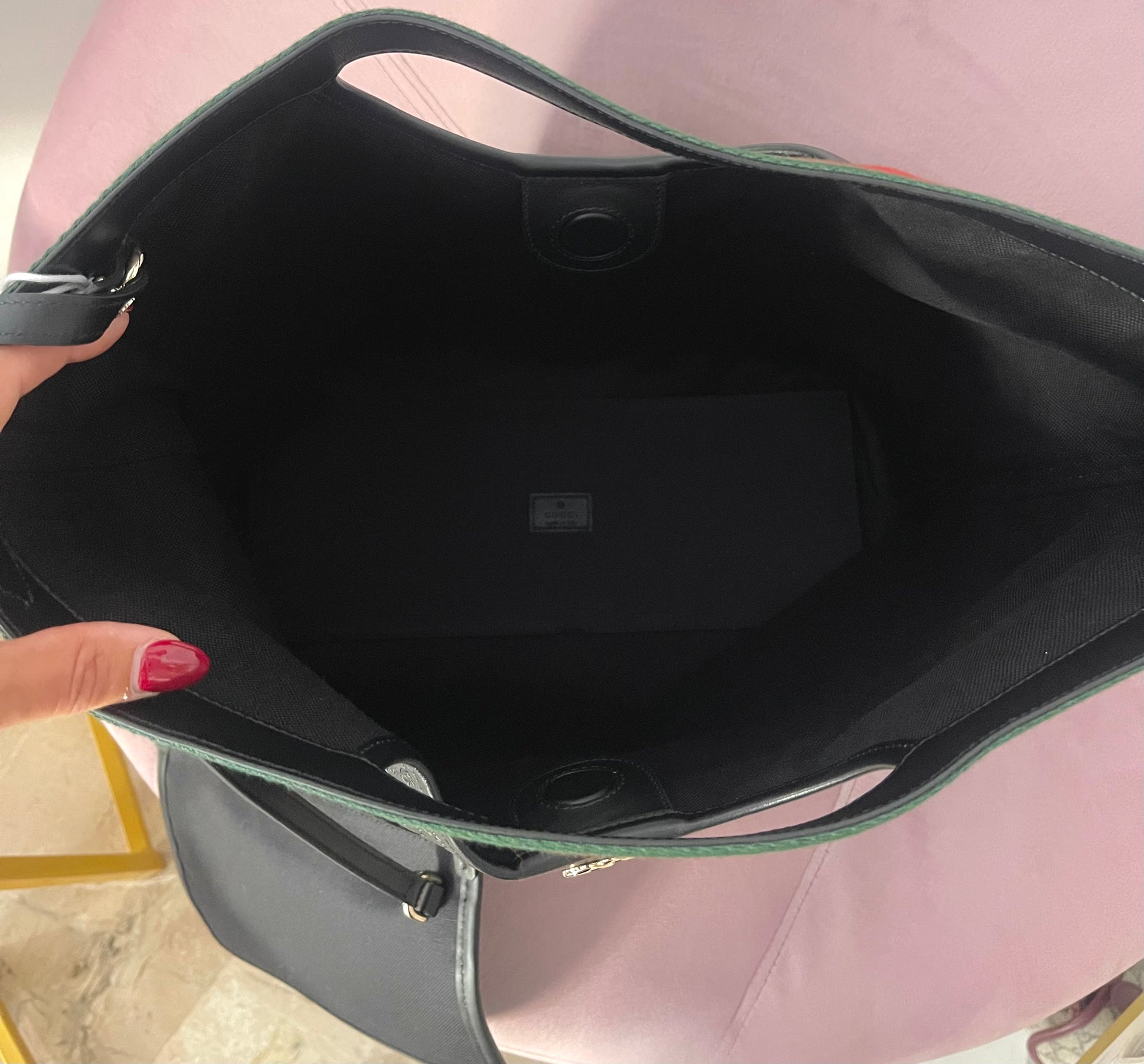Borsa Shopping Giglio Microguccissima Gucci