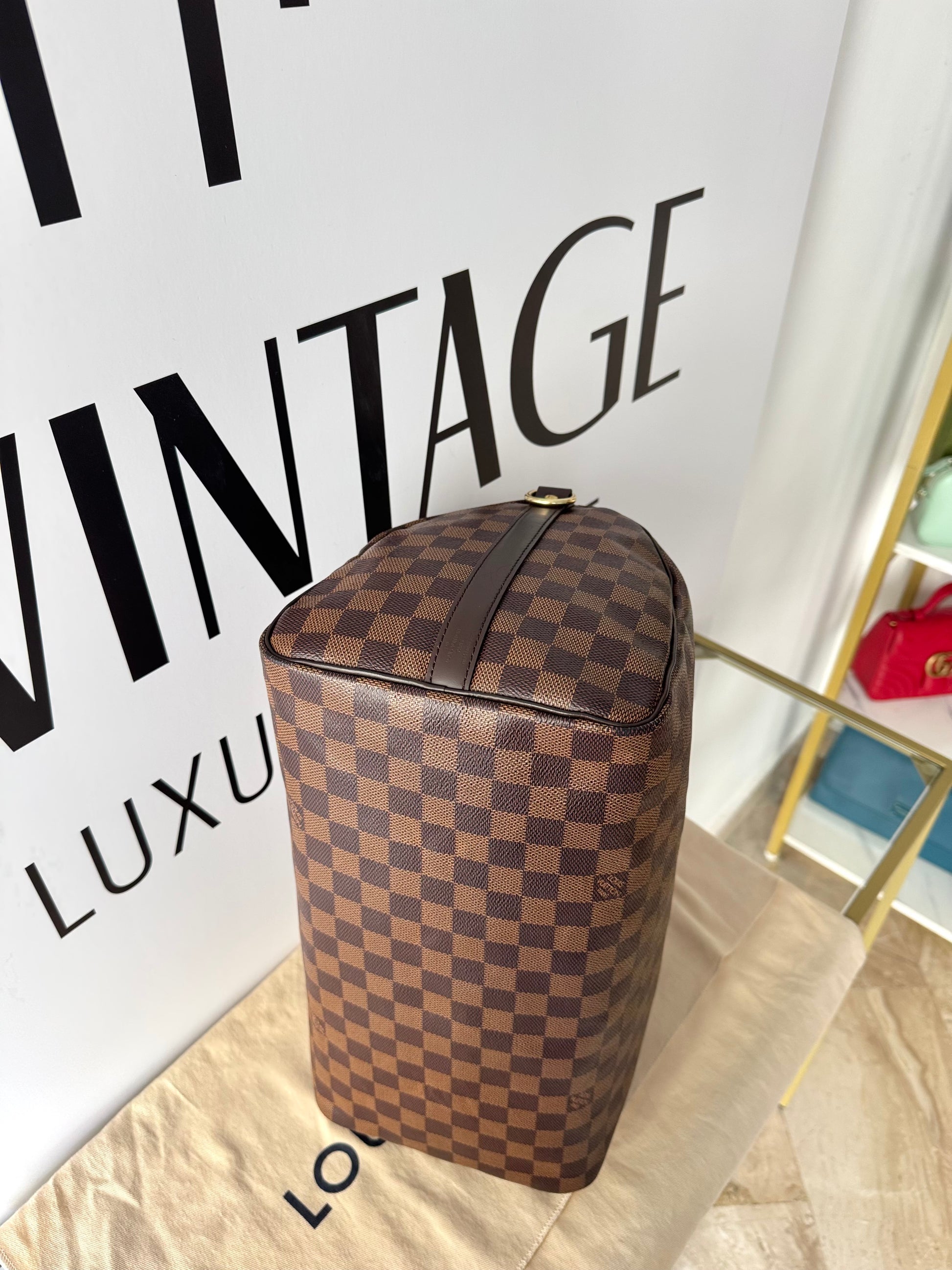 Borsa Speedy Bandoulière 35 Damier Ébène Louis Vuitton