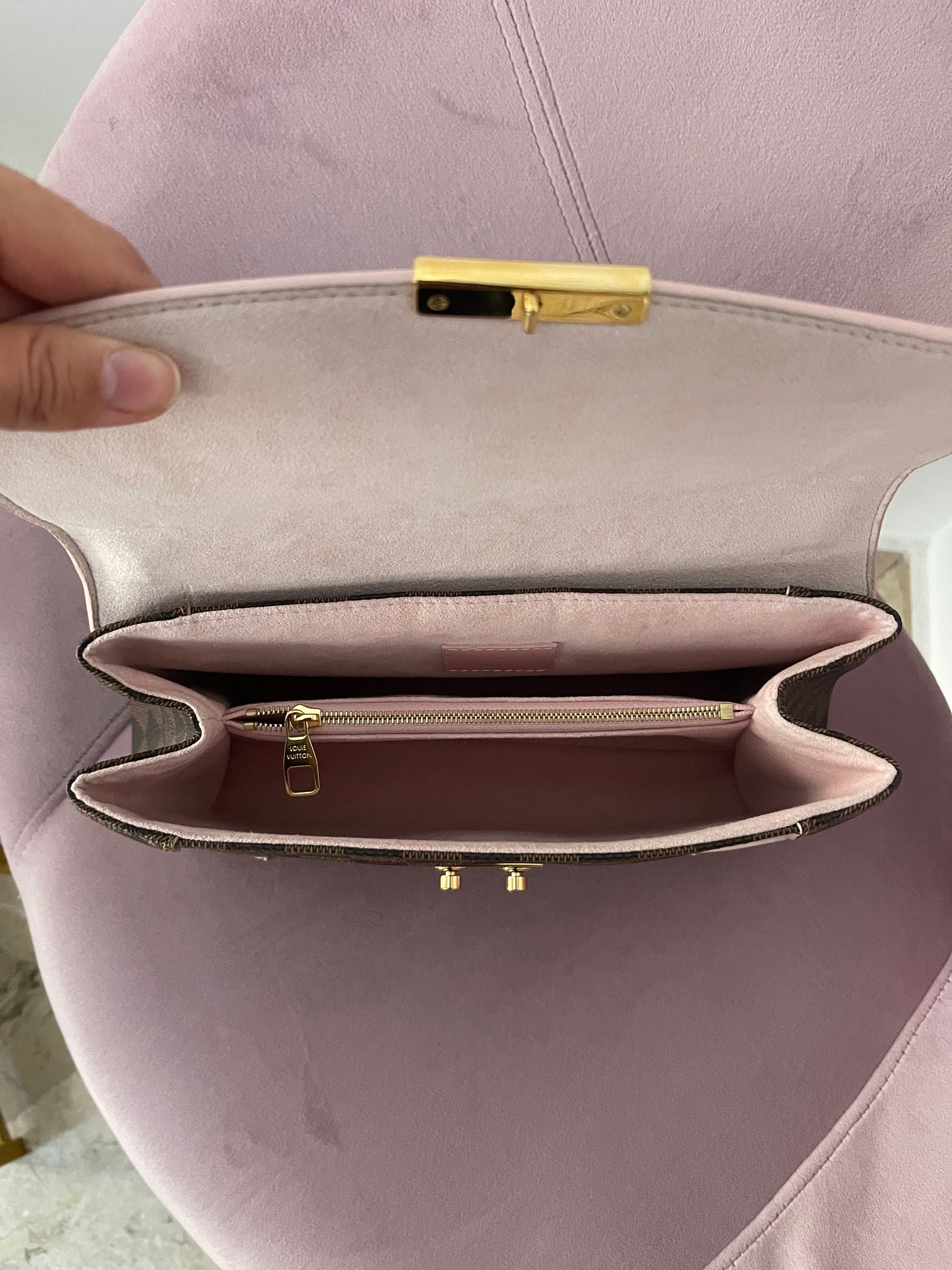 Borsa Caissa Damier Ebéne Louis Vuitton