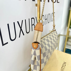 Pochette Eva Damier Azur Louis Vuitton