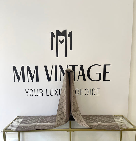 Sciarpa GG con frange Gucci