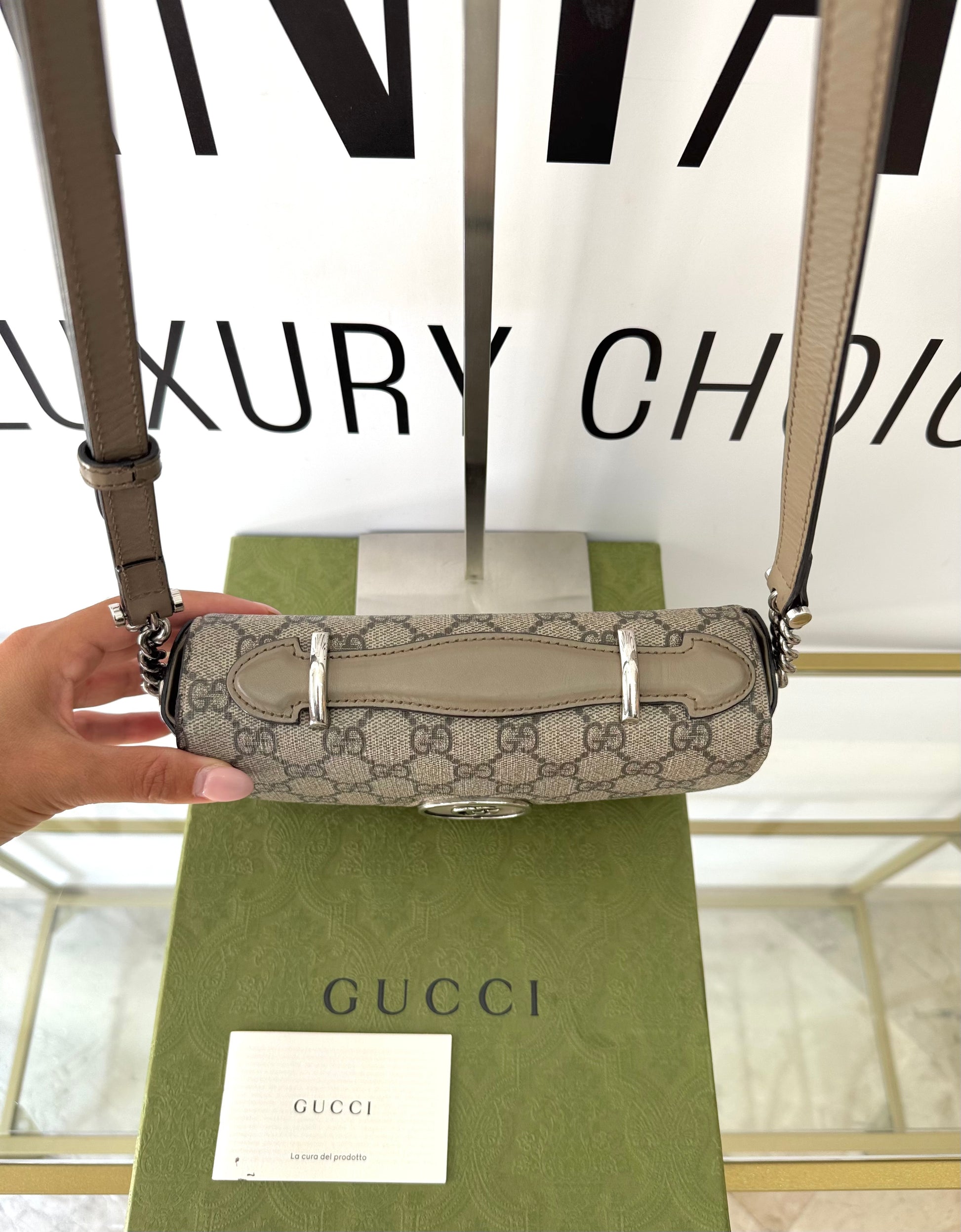 Borsa Petite GG Supreme Gucci