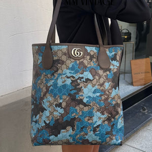 Borsa Shopping Camouflage GG Supreme Gucci