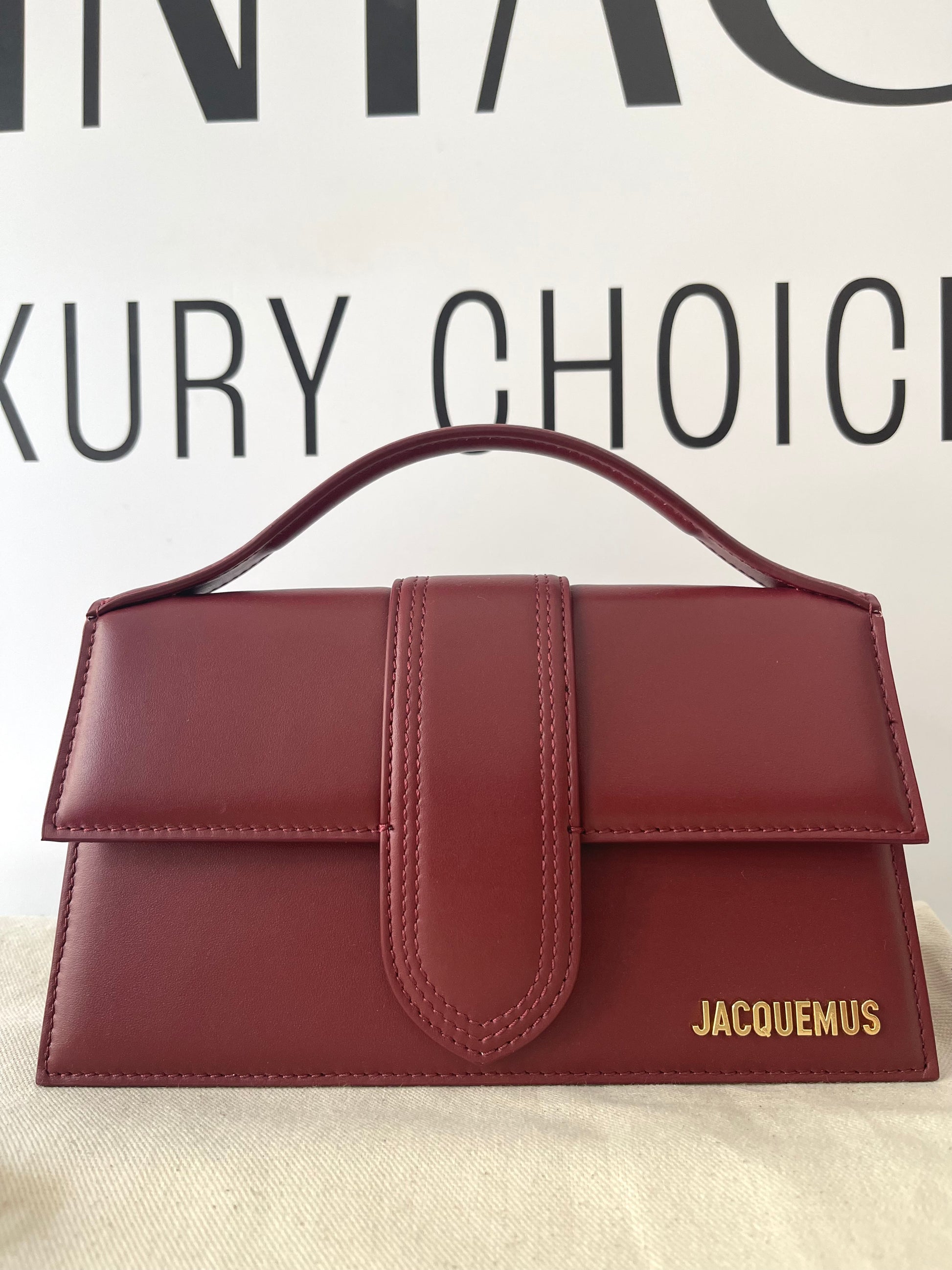 Borsa Le Grand Bambino Bordeaux Jacquemus
