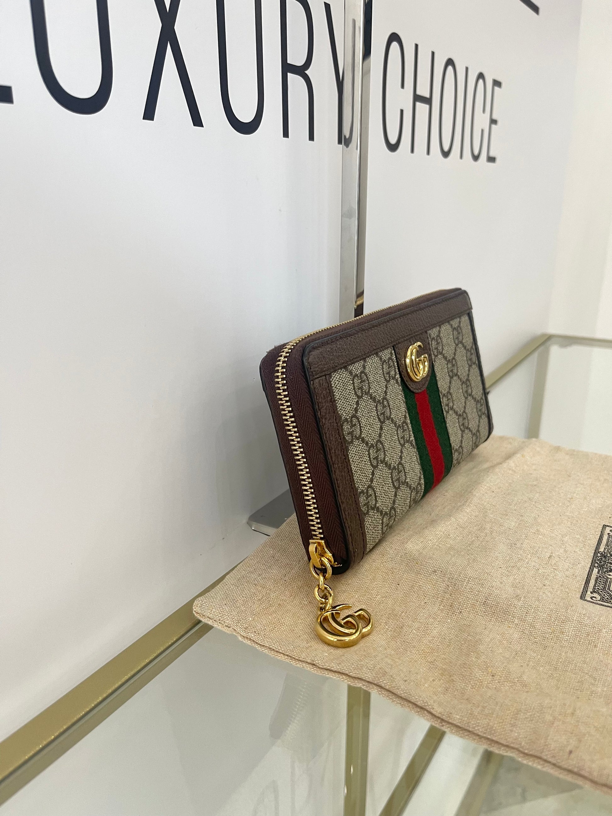 Portafoglio Ophidia GG Supreme Gucci