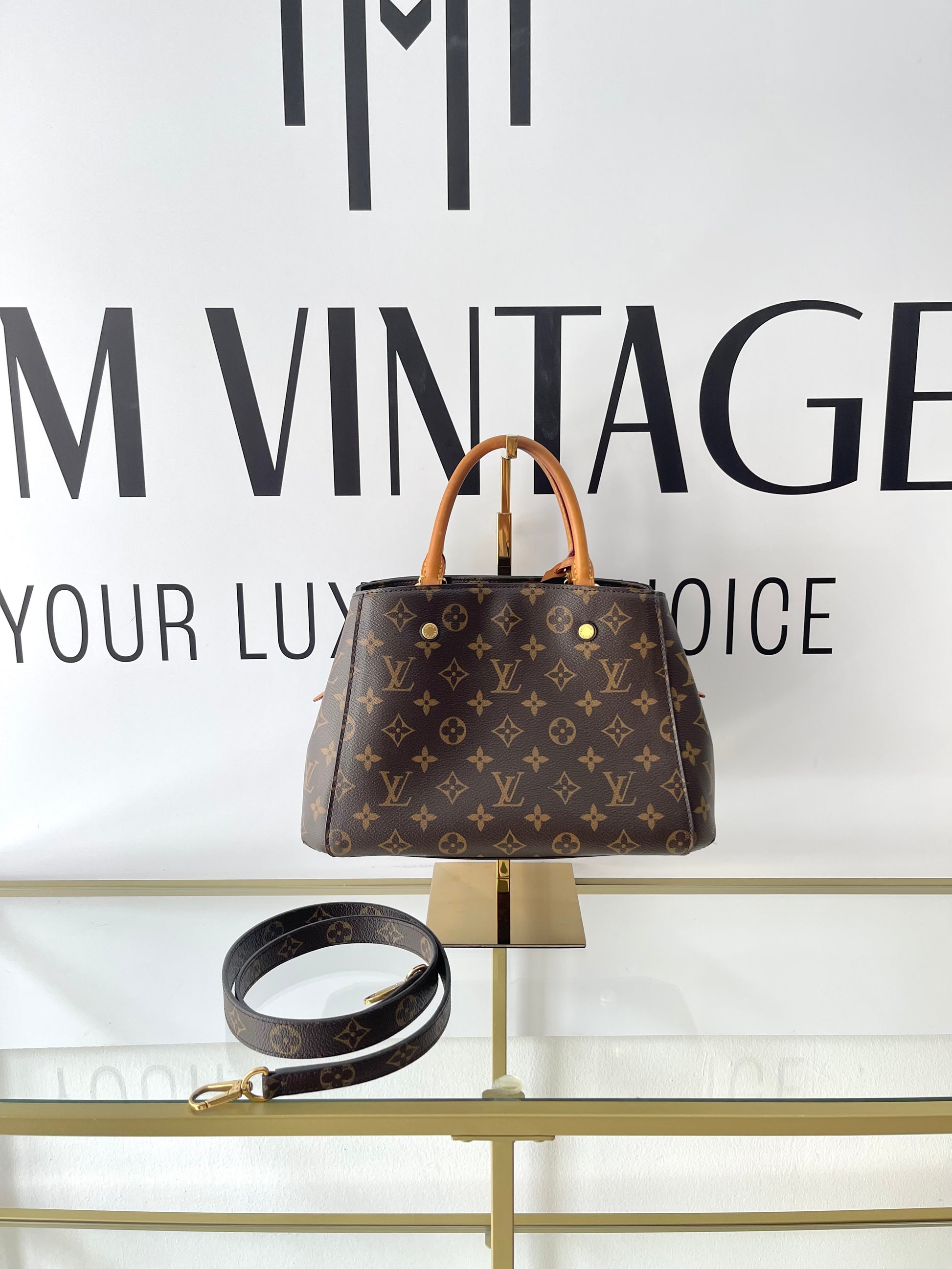 Borsa Montaigne PM Monogram Louis Vuitton