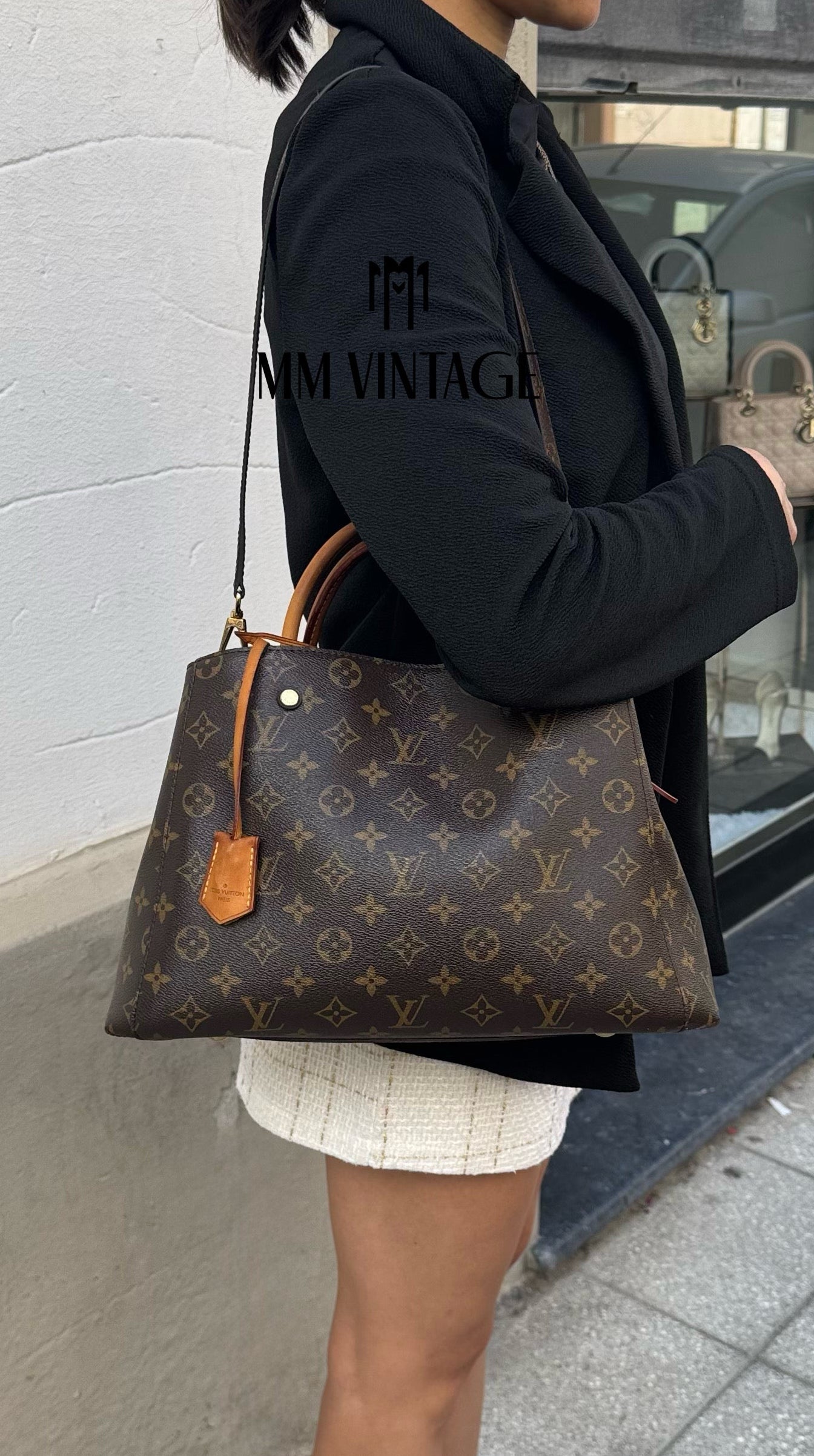 Borsa Montaigne MM Monogram Louis Vuitton