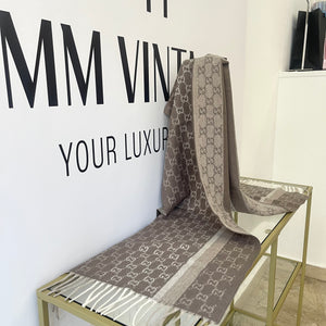 Sciarpa GG con frange Gucci