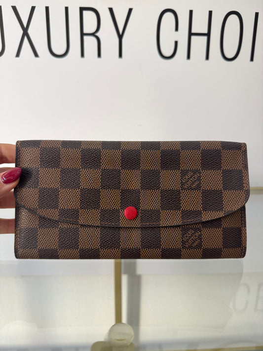 Portafoglio Emilie Damier Ebéne Louis Vuitton