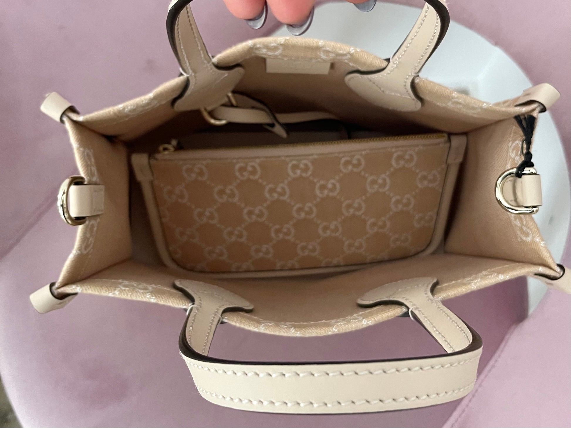 Borsa Shopping Ophidia in denim Gucci