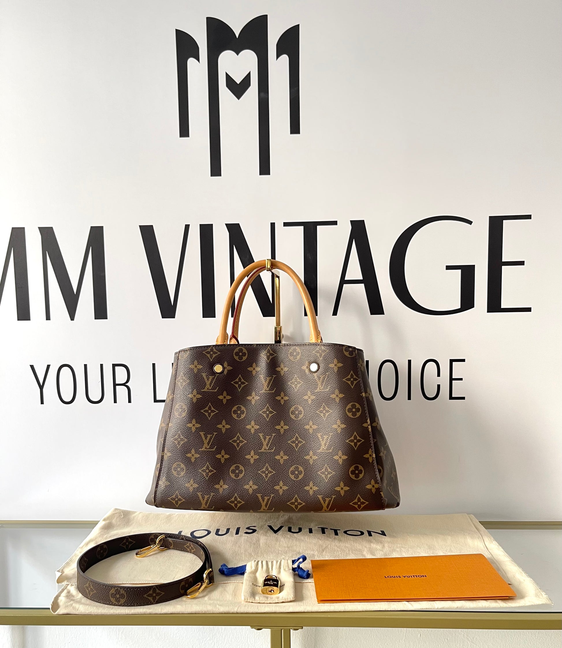 Borsa Montaigne MM Monogram Louis Vuitton