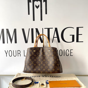 Borsa Montaigne MM Monogram Louis Vuitton