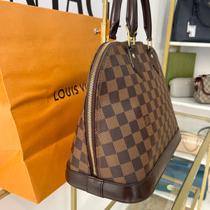 Borsa Alma PM Damier Ébène Louis Vuitton