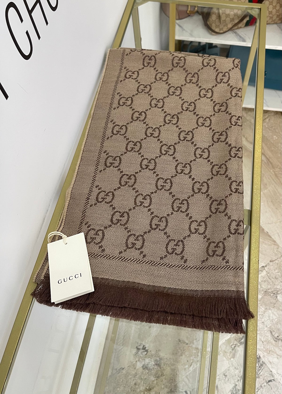 Sciarpa GG Jacquard Gucci