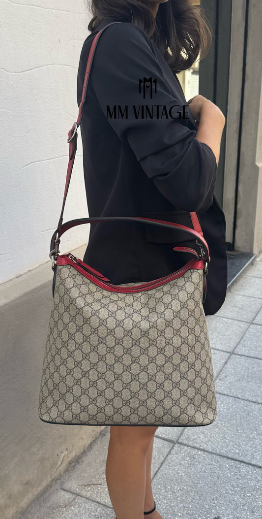 Borsa Hobo Linea A GG Supreme Gucci