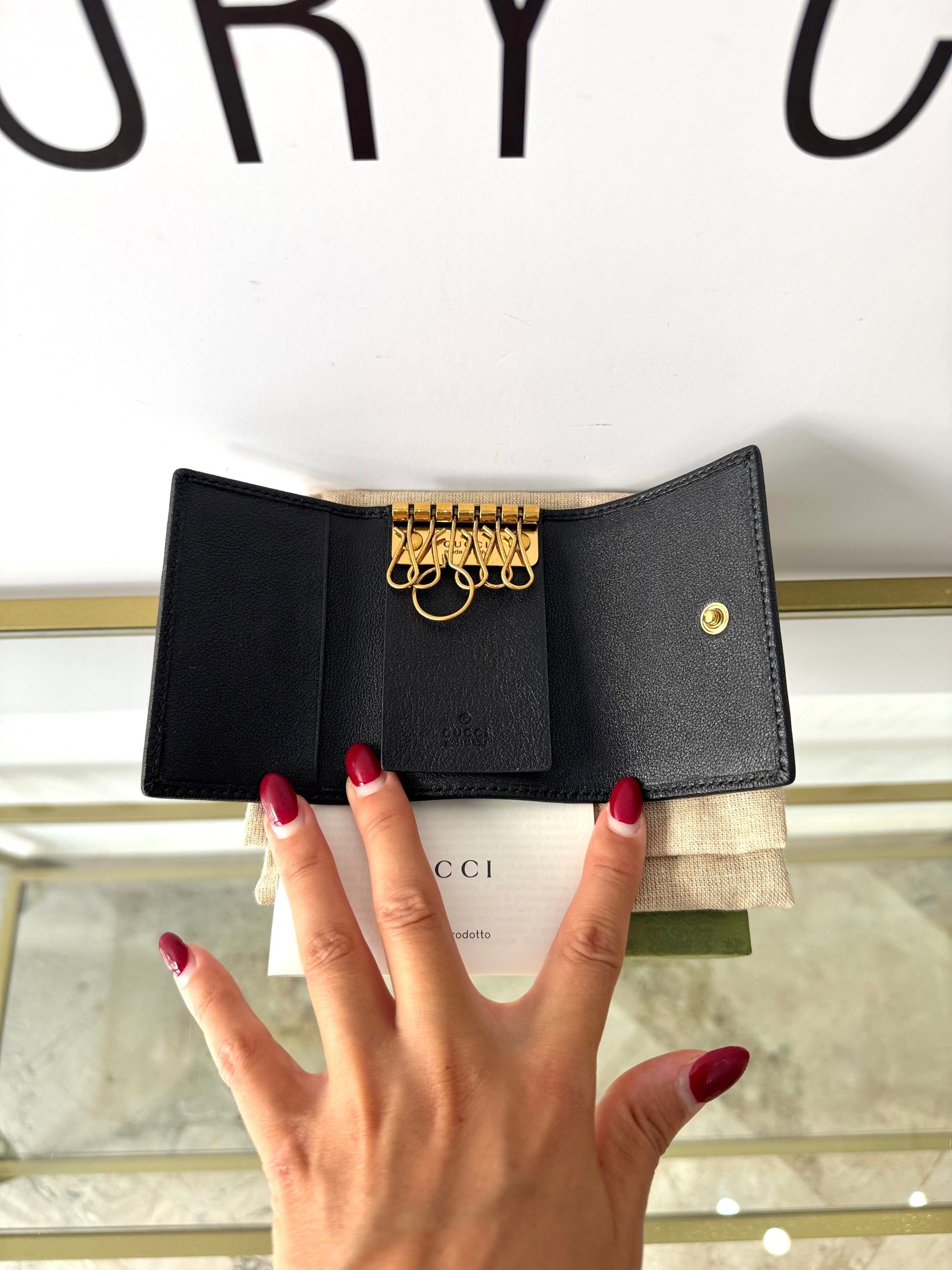 Portachiavi Diana GG Bamboo Gucci
