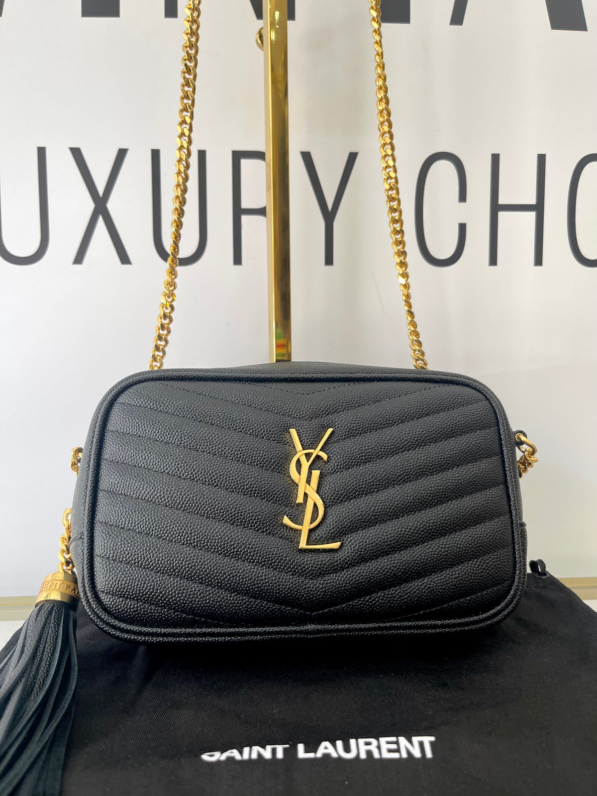 Borsa Mini Camera Lou Saint Laurent