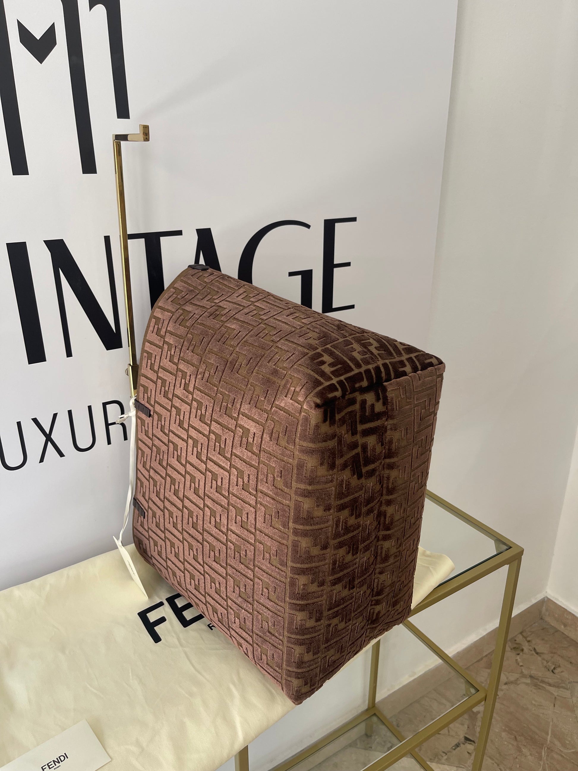 Borsa Zucca Roll reversibile Large Fendi