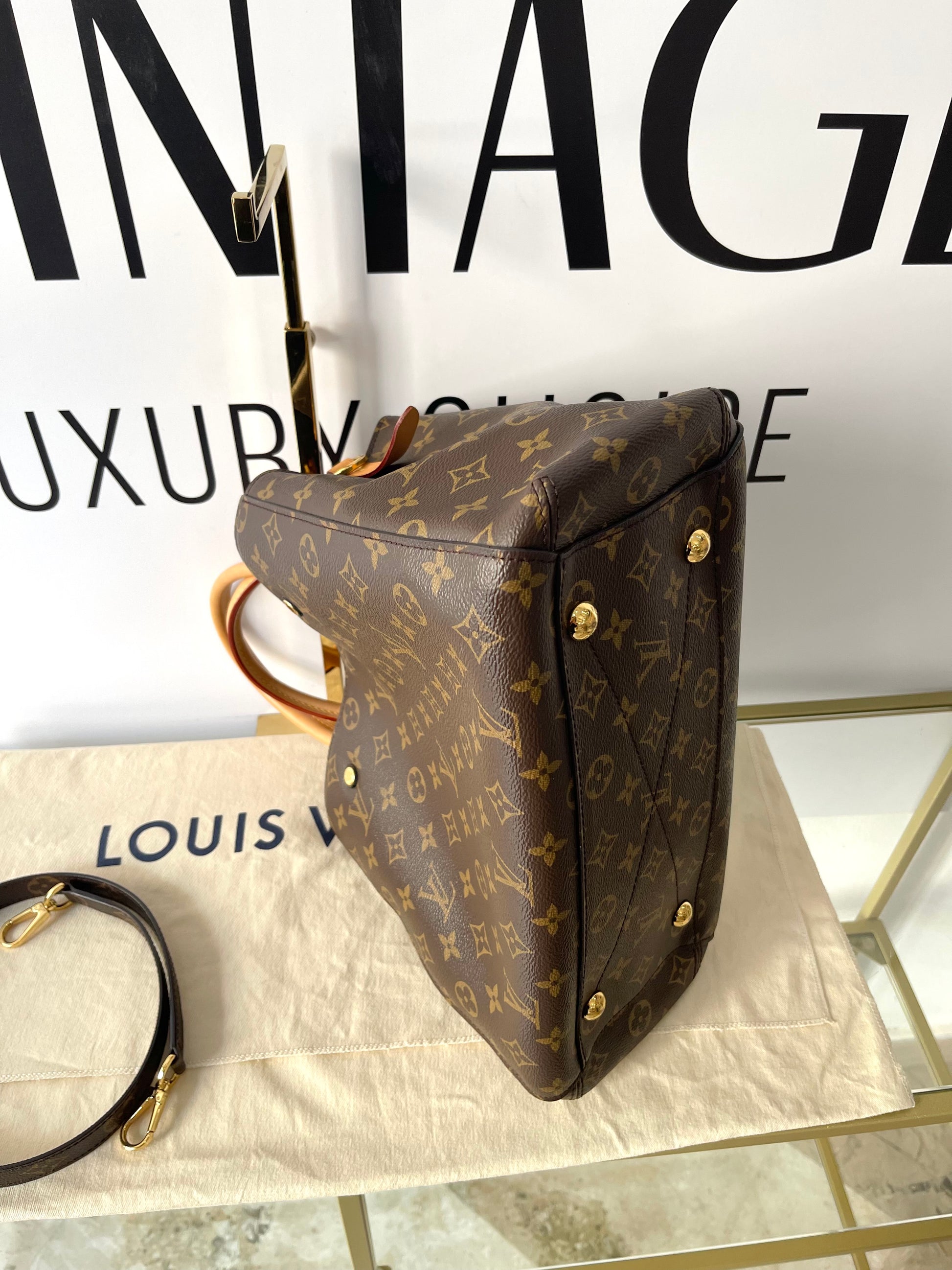 Borsa Montaigne MM Monogram Louis Vuitton