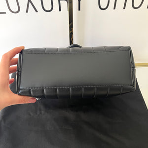 Borsa LouLou Small black hw argento YSL