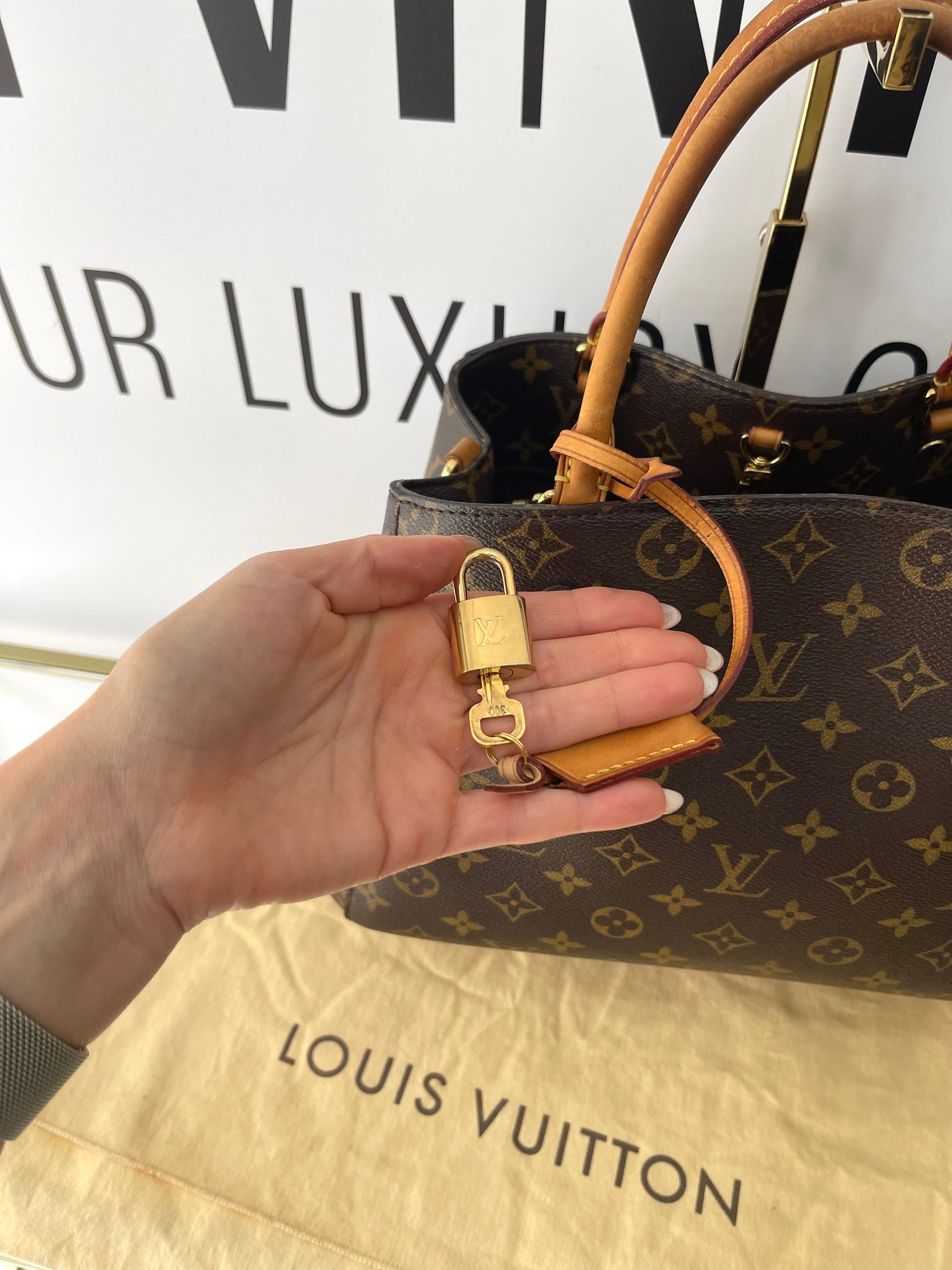 Borsa Montaigne MM Monogram Louis Vuitton