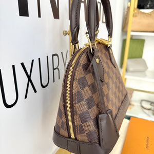 Borsa Alma BB Damier Ébène Louis Vuitton