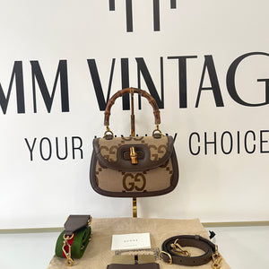 Borsa Bamboo 1947 Jumbo GG Gucci
