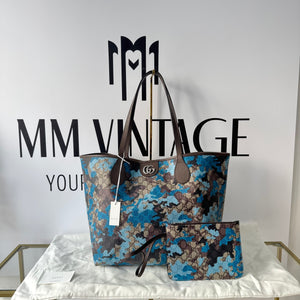 Borsa Shopping Camouflage GG Supreme Gucci