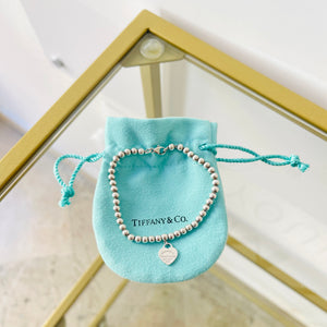 Bracciale Mini Bead cuore mini Tiffany