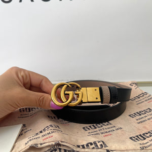 Cintura reversibile GG Marmont 2 cm Gucci