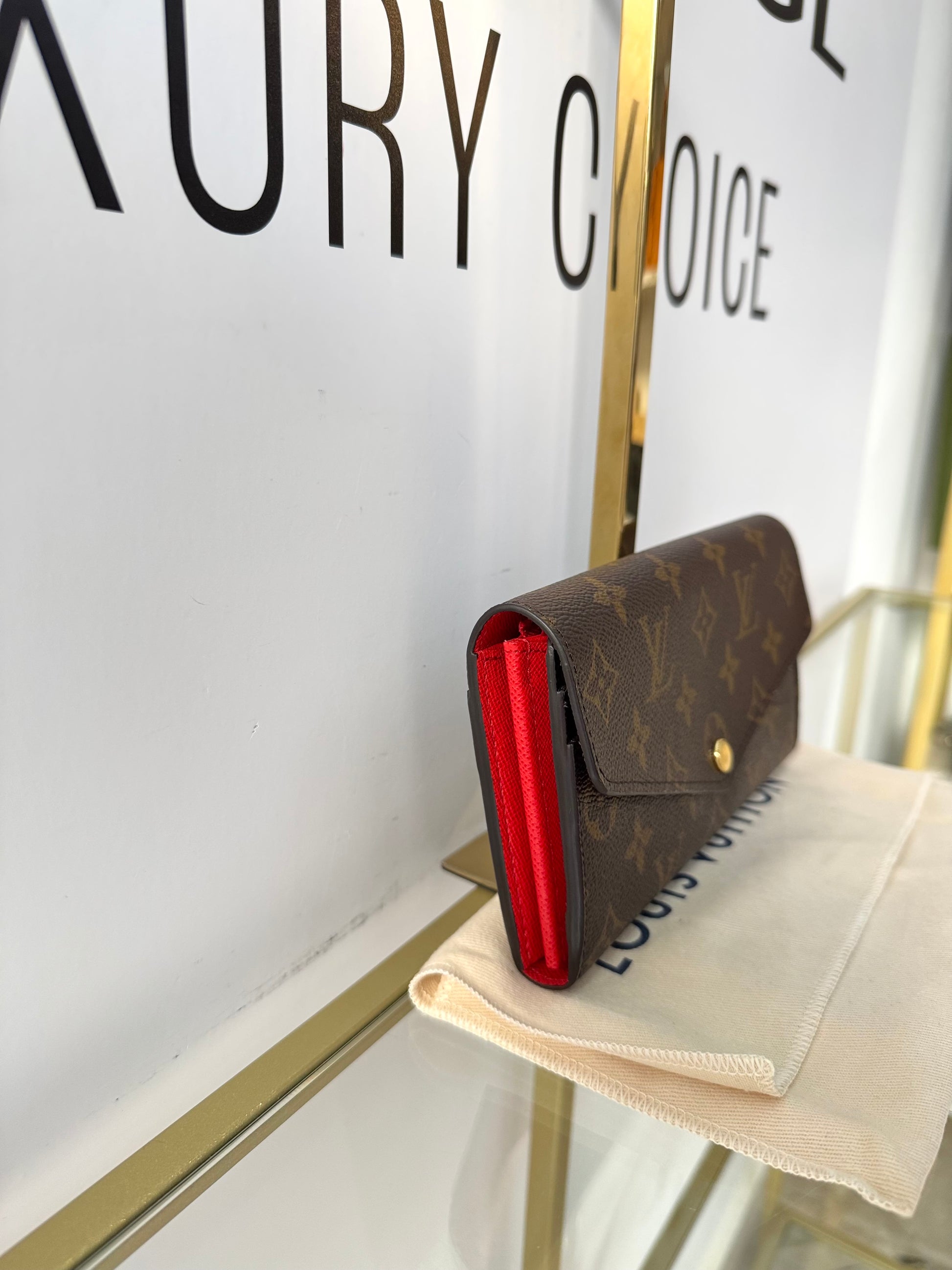 Portafoglio Sarah Monogram Louis Vuitton