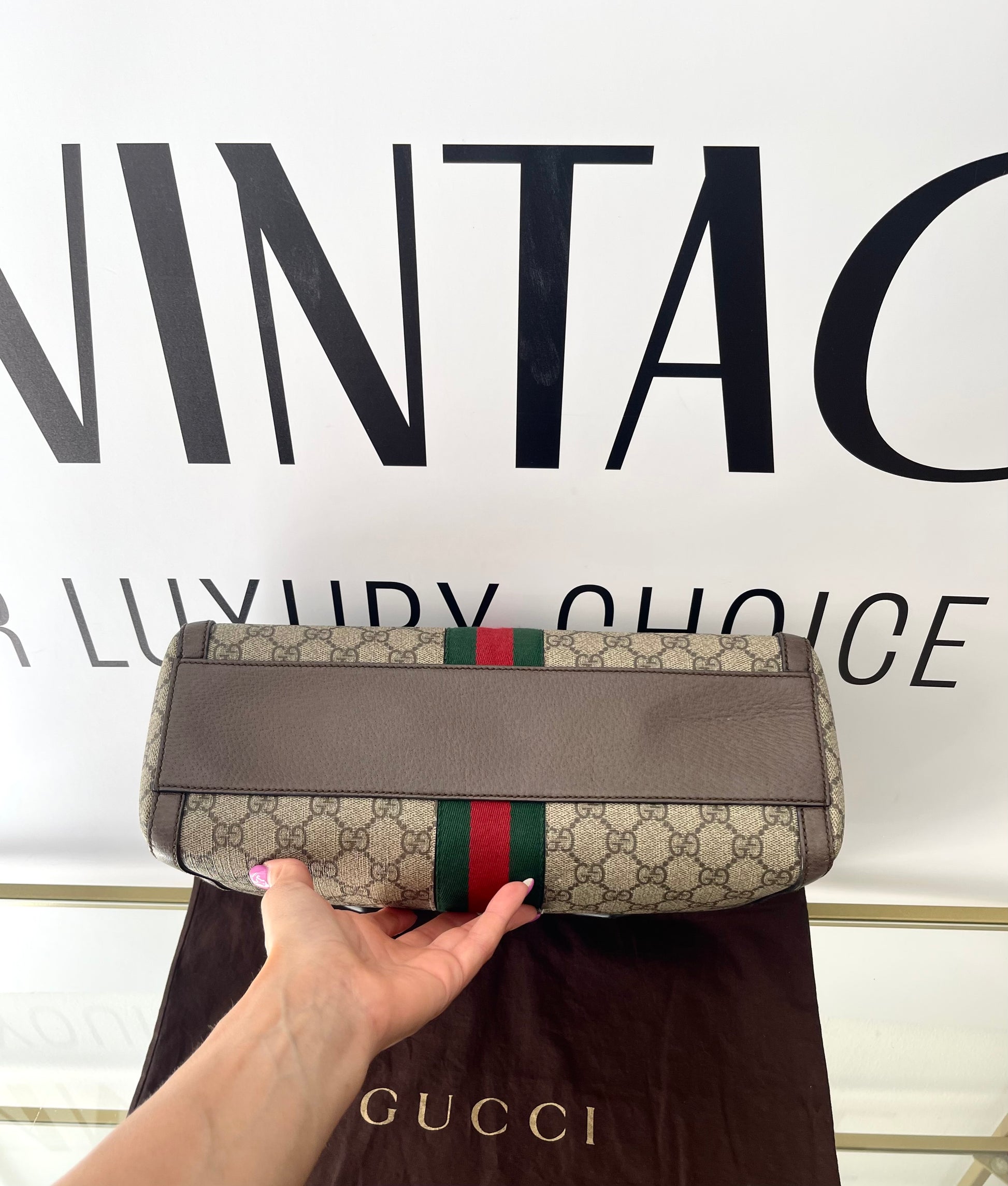 Borsa Bauletto Ophidia GG Supreme Gucci