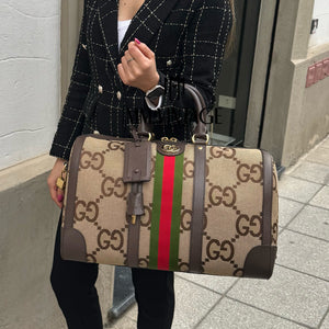 Borsone Savoy GG Jumbo Gucci
