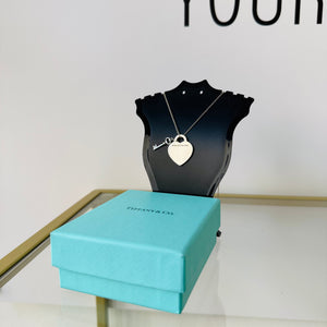 Girocollo cuore M con Chiave Tiffany