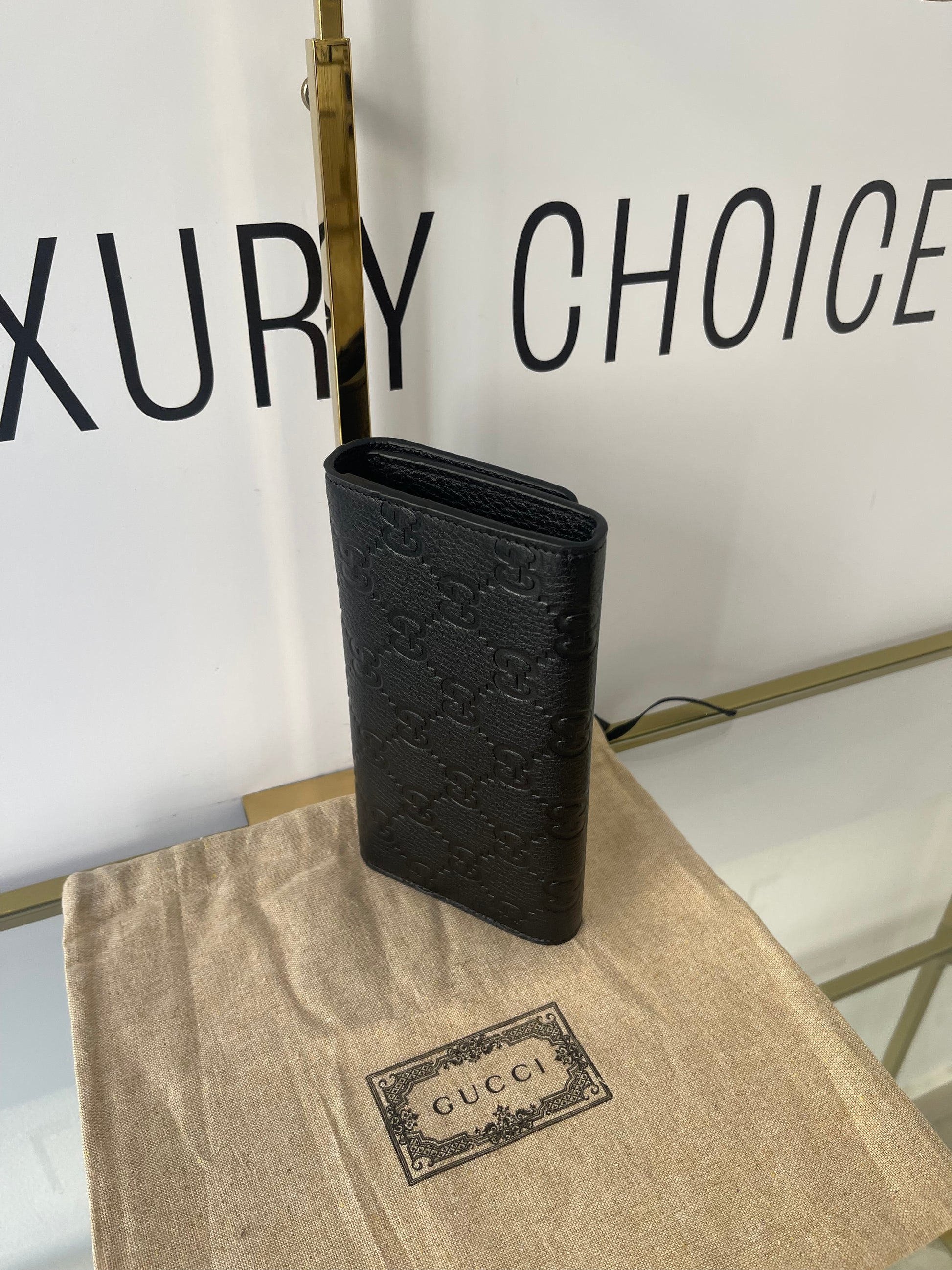 Portafoglio Continental GG Emblem Gucci