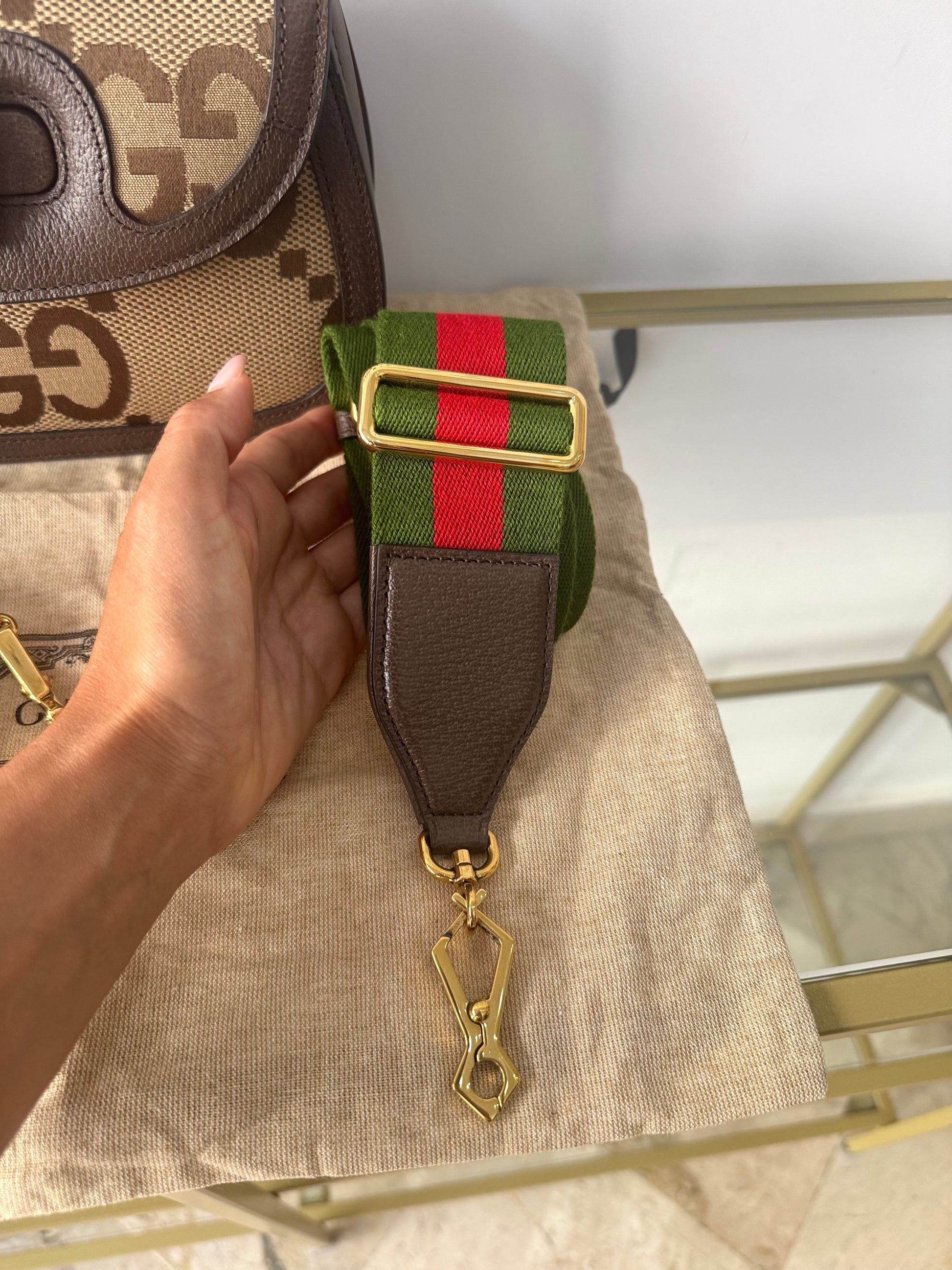 Borsa Bamboo 1947 Jumbo GG Gucci