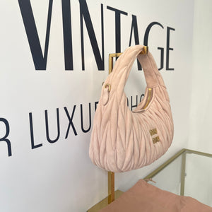 Borsa Hobo Wander Small Miu Miu