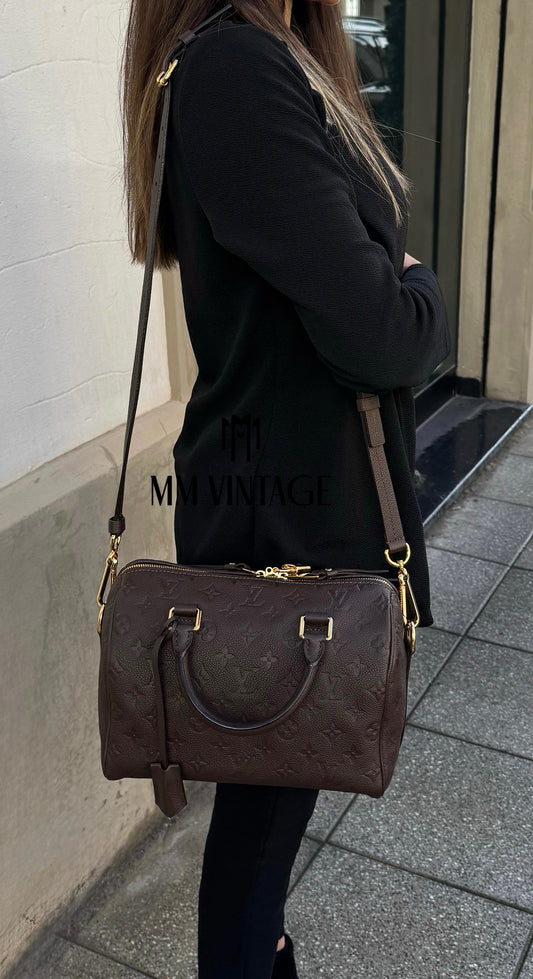 Borsa Speedy Bandoulière 25 Monogram Empreinte Louis Vuitton