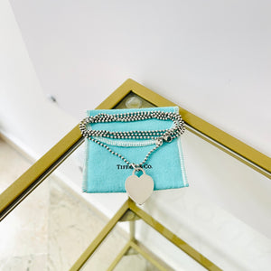Collana a pallini Cuore L Tiffany