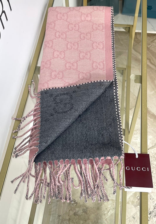 Sciarpa reversibile GG Gucci