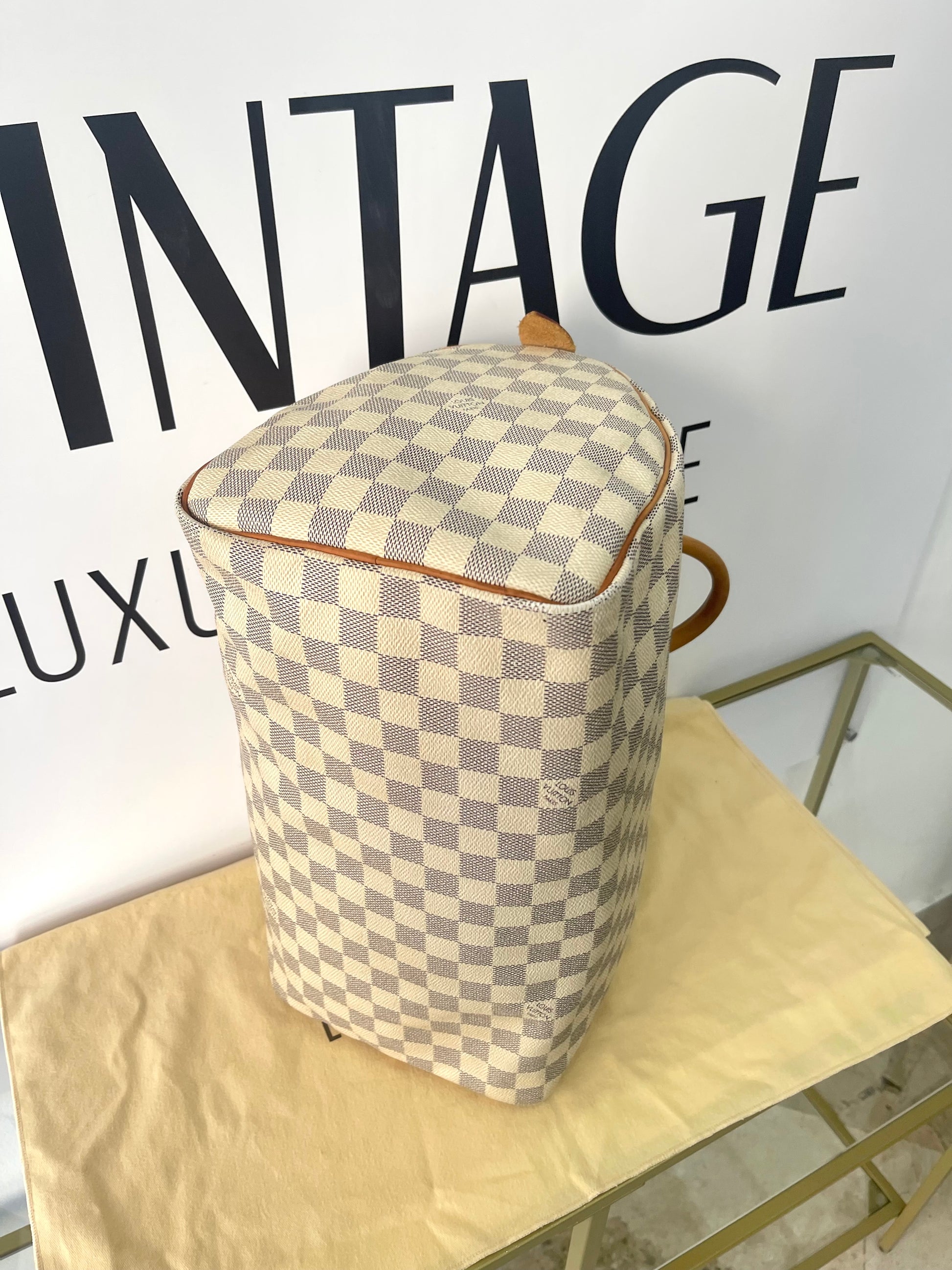 Borsa Speedy 35 Damier Azur Louis Vuitton