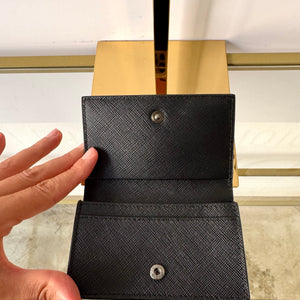 Portamonete in Saffiano Prada