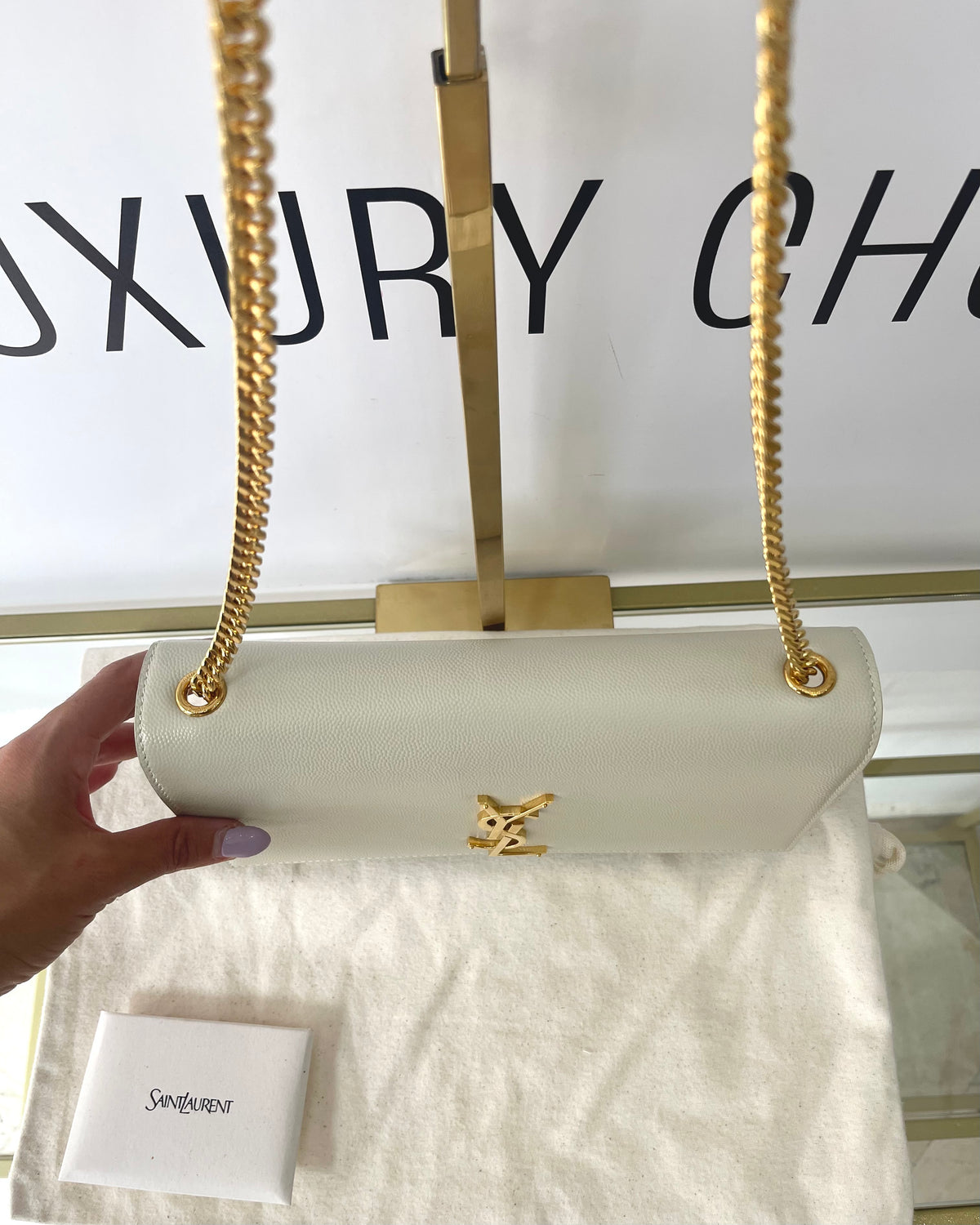 Borsa Kate Medium Saint Laurent