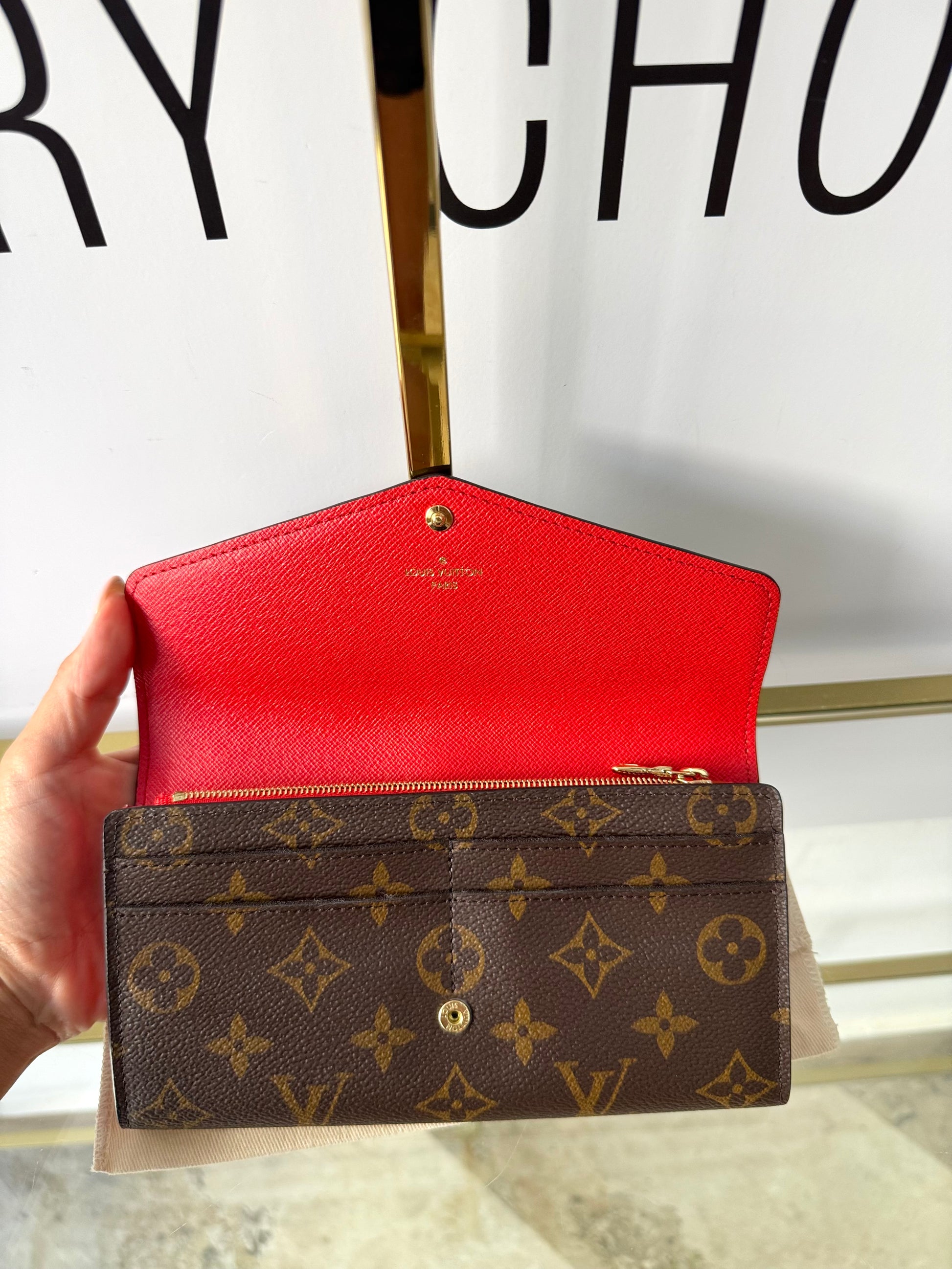 Portafoglio Sarah Monogram Louis Vuitton