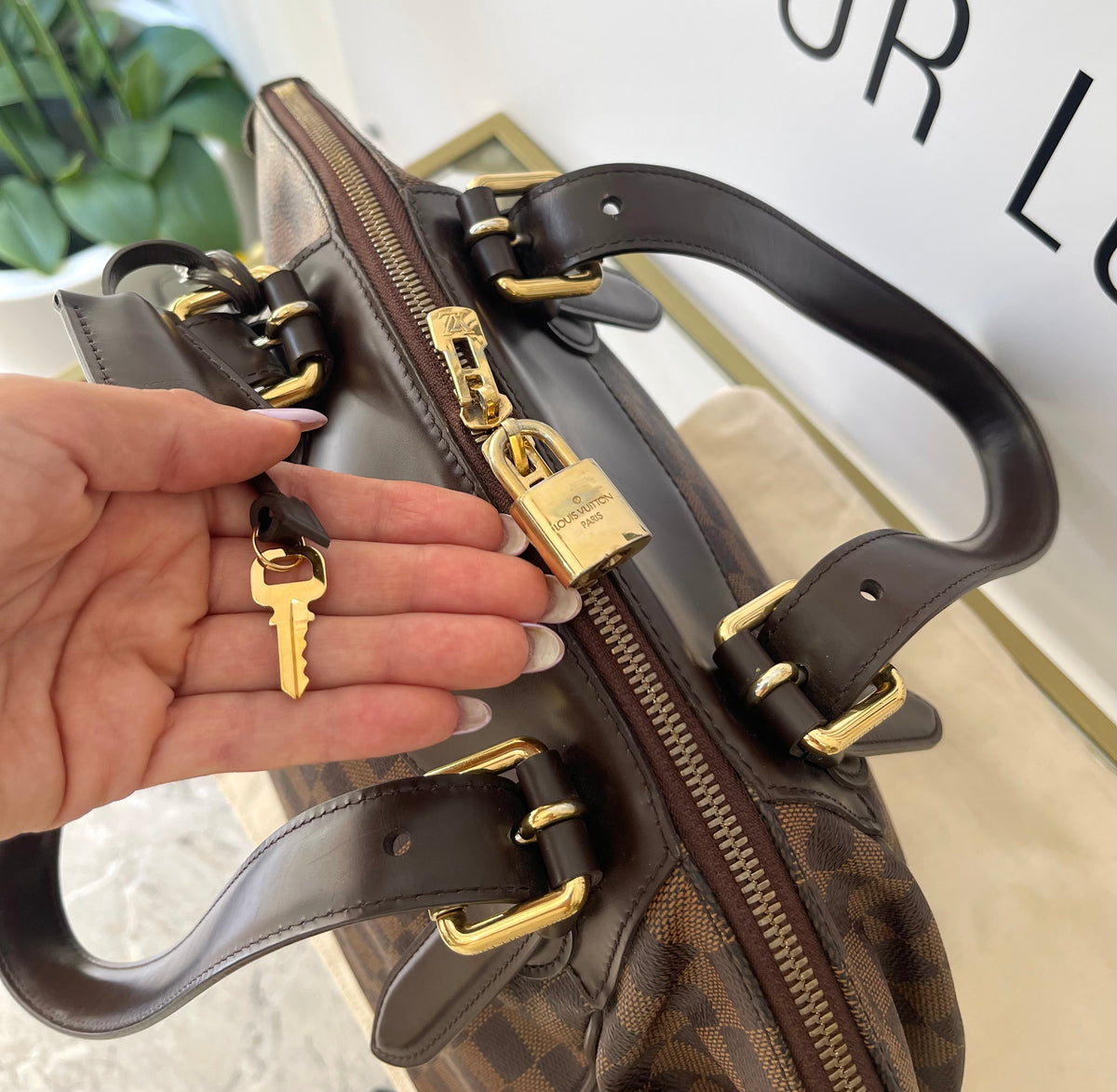 Borsa Verona GM Damier Ebène Louis Vuitton