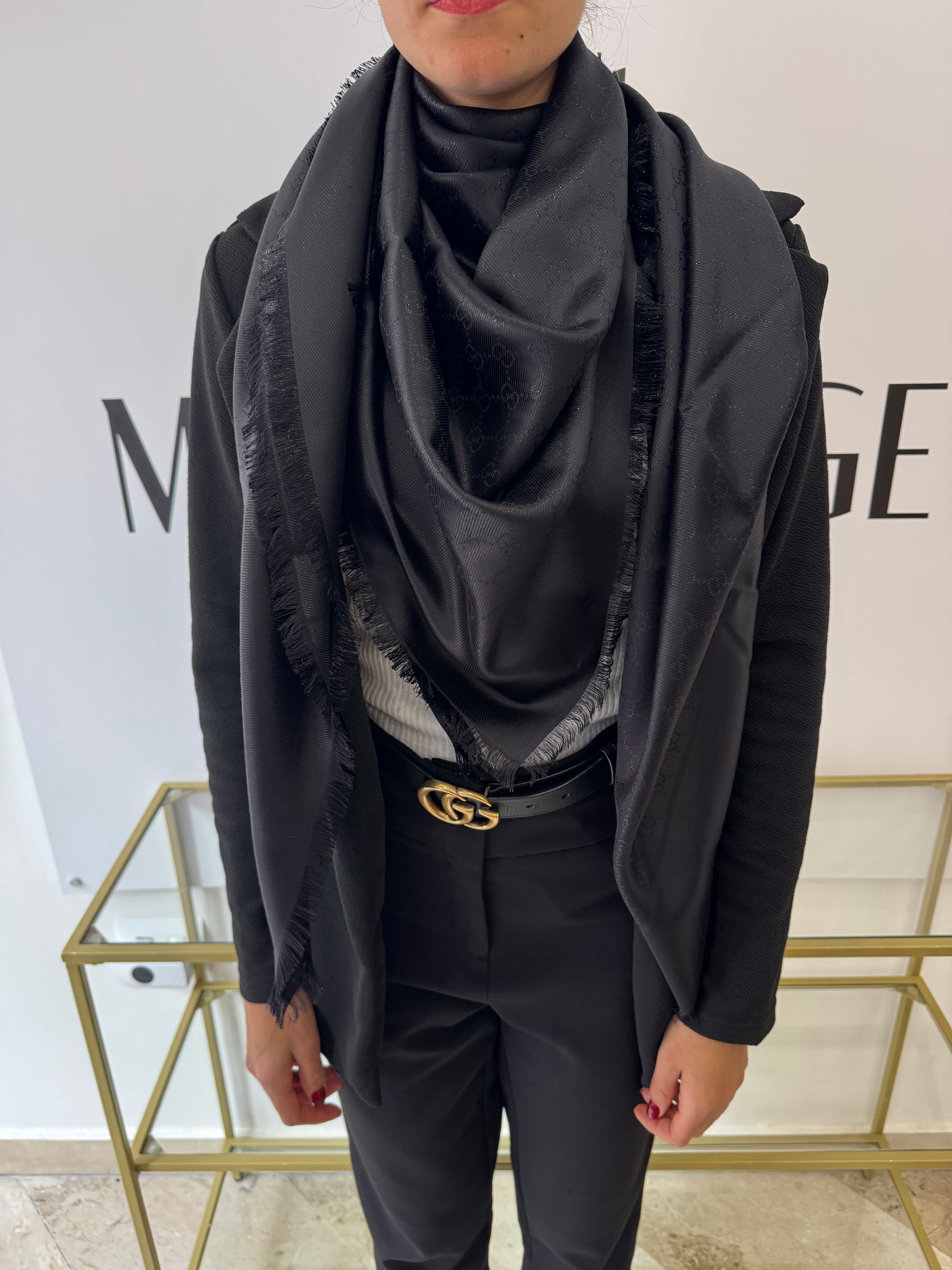 Scialle GG Lamé Gucci