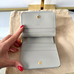 Portafoglio con logo Gucci grigio chiaro