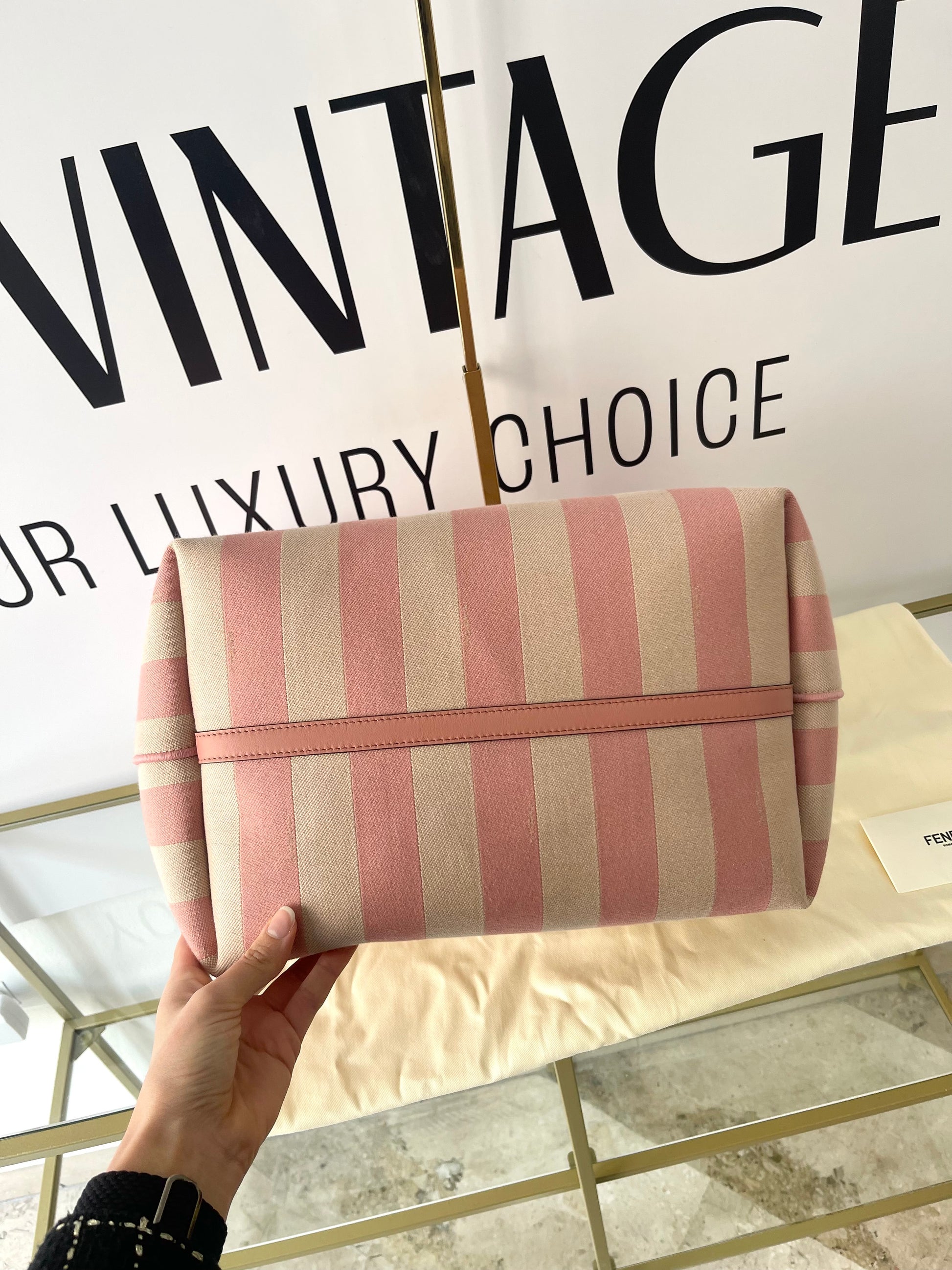 Borsa Shopping Roll Large reversibile Fendi