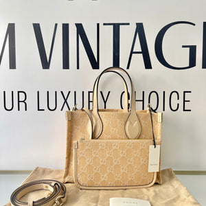 Borsa Shopping Ophidia in denim Gucci