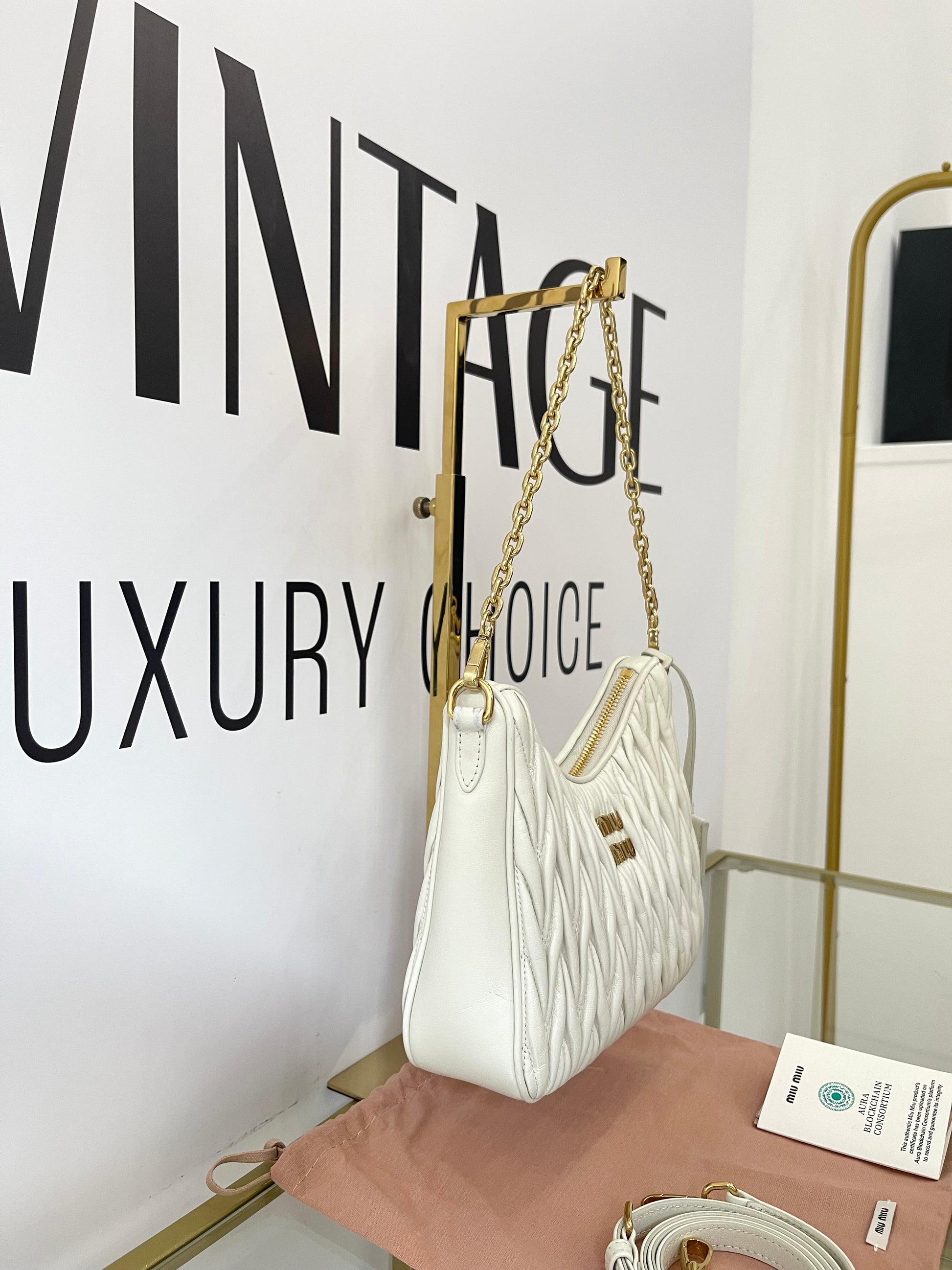 Borsa Matelassè Miu Miu